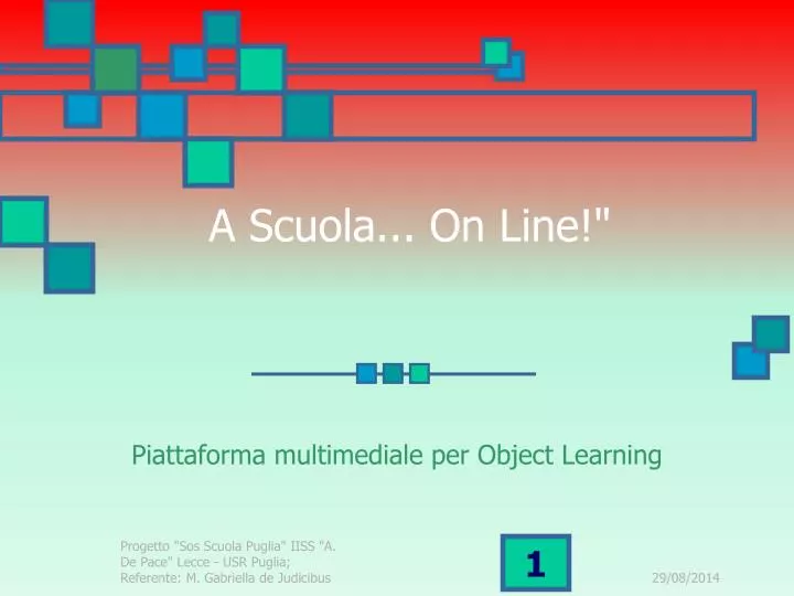 a scuola on line
