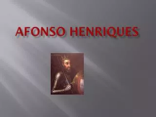 afonso henriques