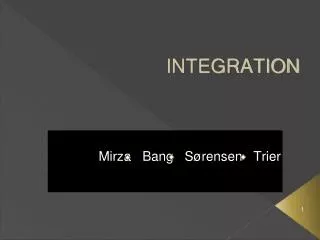integration