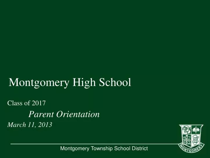 montgomery high school