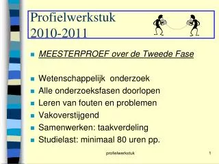 profielwerkstuk 2010 2011