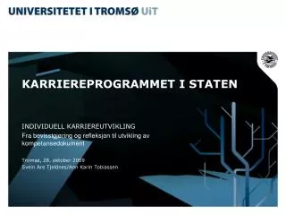 karriereprogrammet i staten