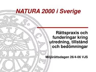 natura 2000 i sverige