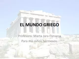 el mundo griego