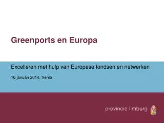 greenports en europa