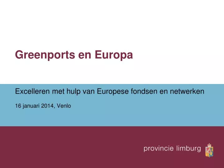 greenports en europa