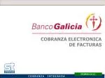 COBRANZA ELECTRONICA DE FACTURAS - slide 1