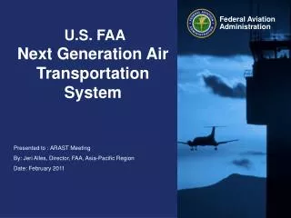 U.S. FAA Next Generation Air Transportation System