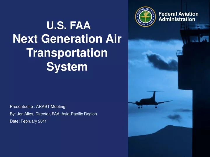 u s faa next generation air transportation system