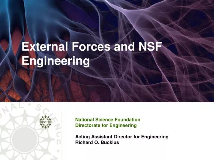 external forces and nsf engineering