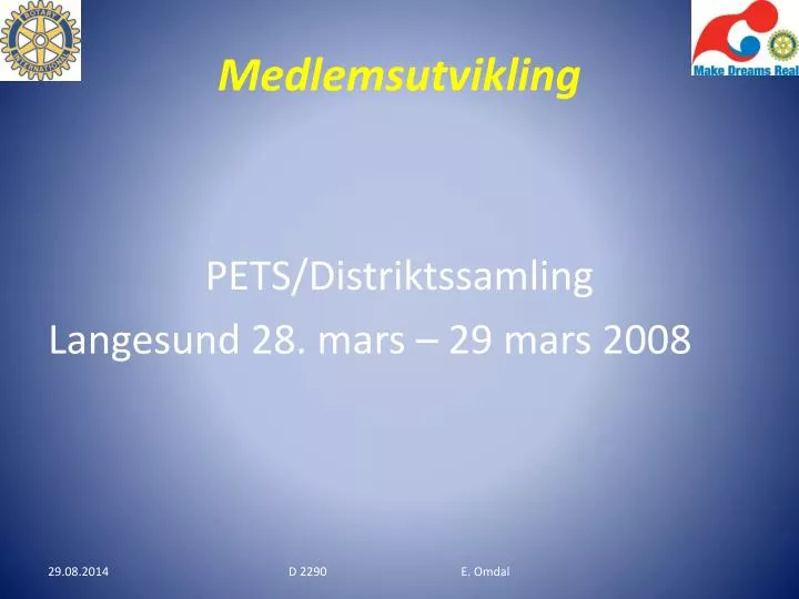 medlemsutvikling