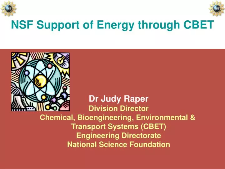nsf support of energy through cbet
