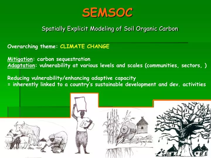 semsoc spatially explicit modeling of soil organic carbon