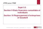 IFRS pour PME - slide 1