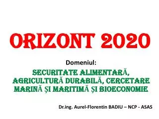 orizont 2020