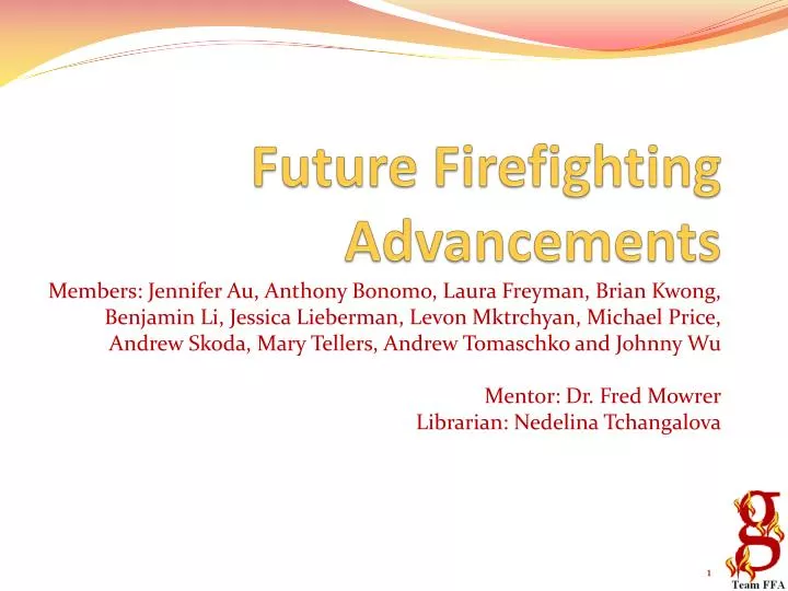 future firefighting advancements