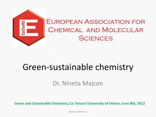 Green-sustainable chemistry