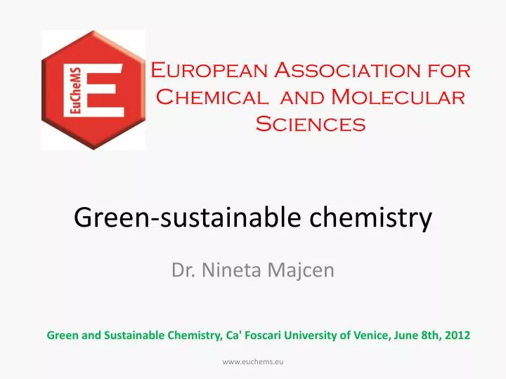 green sustainable chemistry