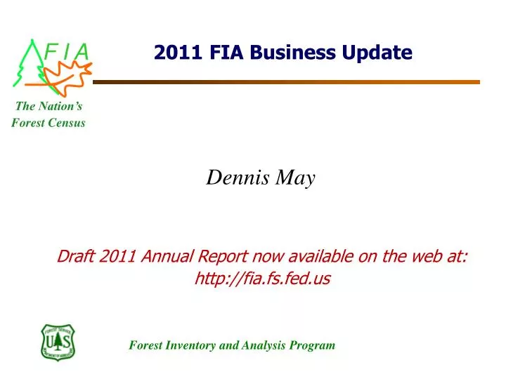 2011 fia business update