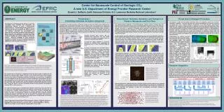 Center for Nanoscale Control of Geologic CO 2 :