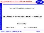 Transitioning to an Electricity Market: Insights from Thailand and Developing Asia - slide 1