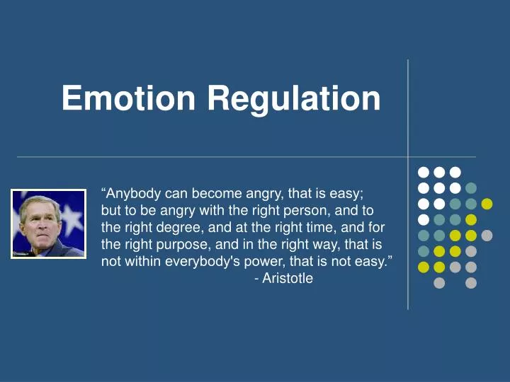 emotion regulation