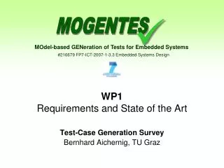 WP1 Requirements and State of the Art