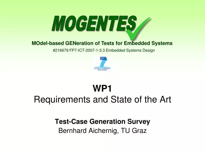 wp1 requirements and state of the art