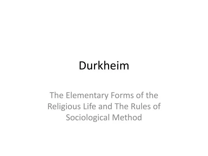 durkheim