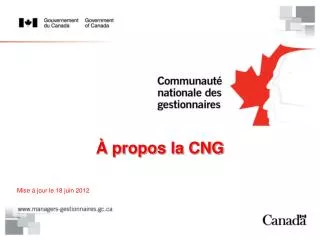propos la cng