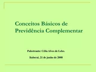 conceitos b sicos de previd ncia complementar