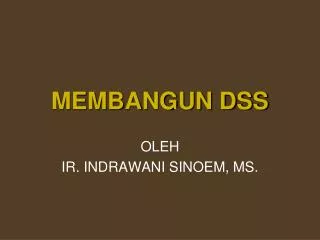 membangun dss