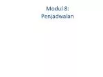 Modul 8: Penjadwalan - slide 1
