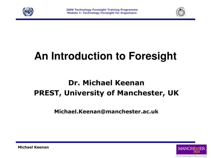 an introduction to foresight