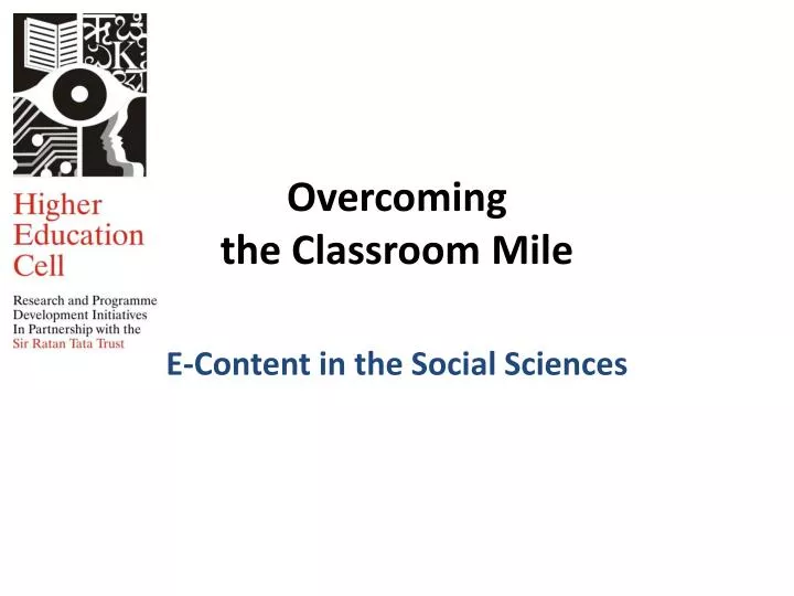 overcoming the classroom mile