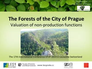 The Forests of the City of Prague Valuation of non-production functions