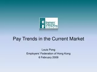 Pay Trends in the Current Market