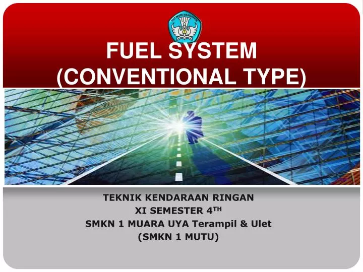 fuel system conventional type