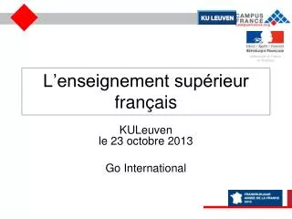 l enseignement sup rieur fran ais