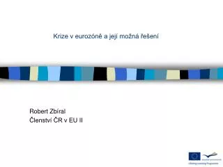 robert zb ral lenstv r v eu ii