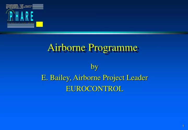 airborne programme