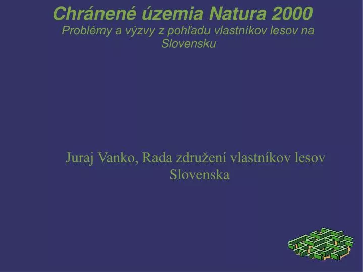juraj vanko rada zdru en vlastn kov lesov slovenska