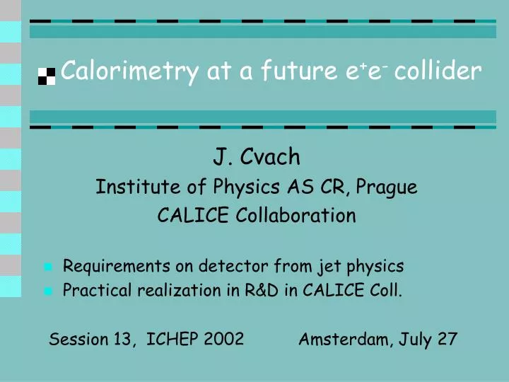 calorimetry at a future e e collider
