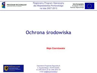 ochrona rodowiska