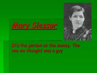 Mary Slessor