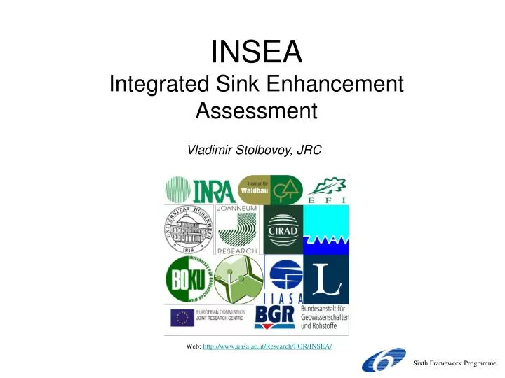 insea integrated sink enhancement assessment