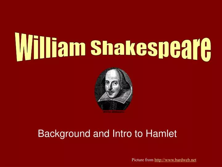 background and intro to hamlet