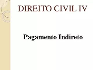 direito civil iv