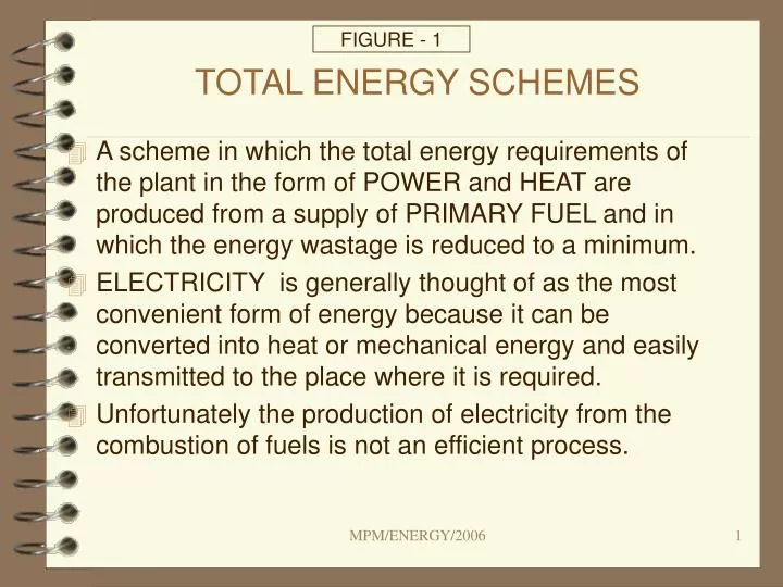 total energy schemes