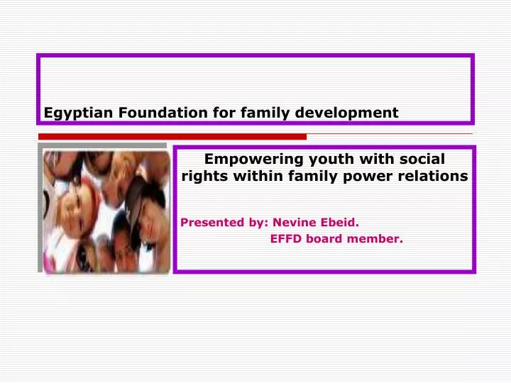 egyptian foundation for family development